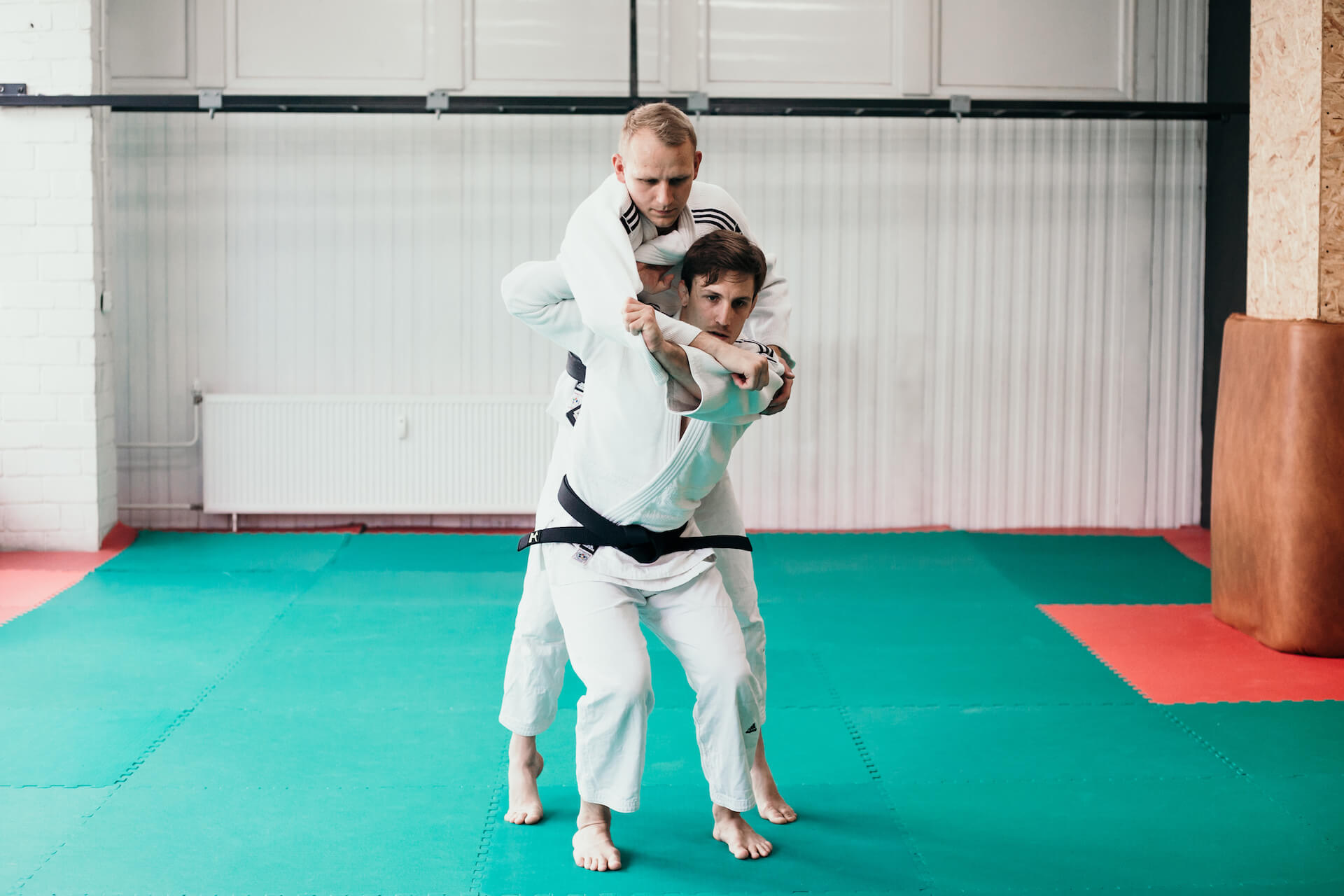 Demonstracja techniki morote seoi nage